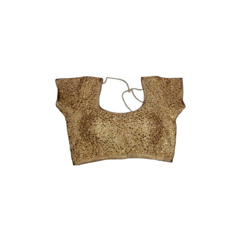 Gold Self Blouse