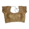 Gold Self Blouse